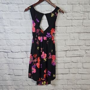 Roxy Vibrant Floral High-Low Dress